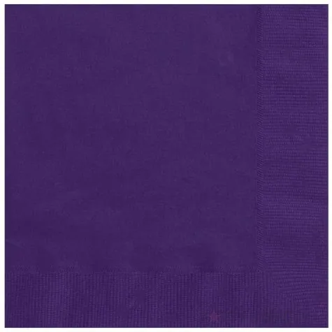 serwetki gladkie fioletowe amscan 33 cm 20 szt