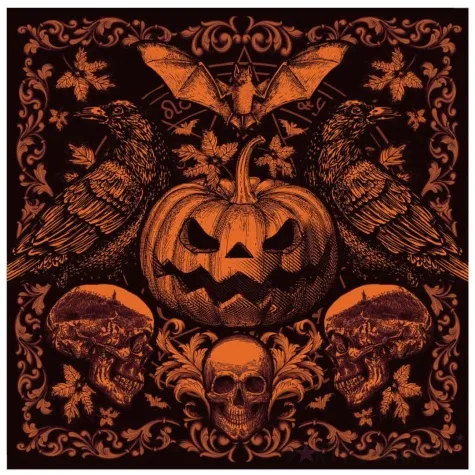 serwetki gotyckie dynie halloween guirca 33 cm 20 szt