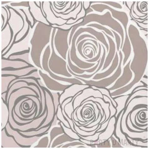 serwetki grafika rozy rozowa maki 33 cm 20 szt