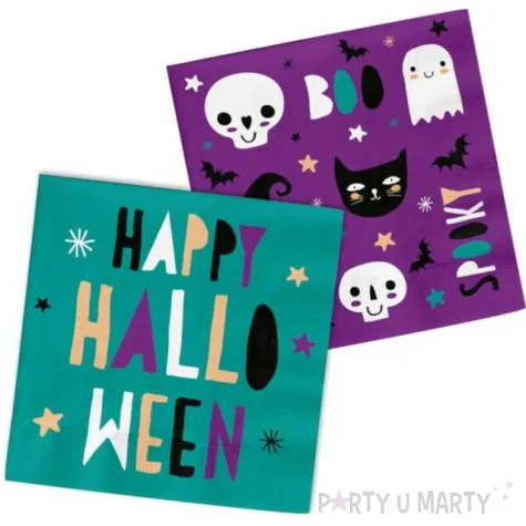 serwetki happy halloween spooky folat 33 cm 20 szt