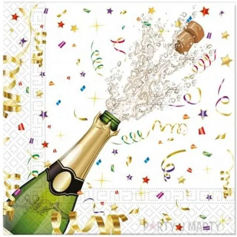 serwetki happy new year nowy rok procos 33 cm 20 szt