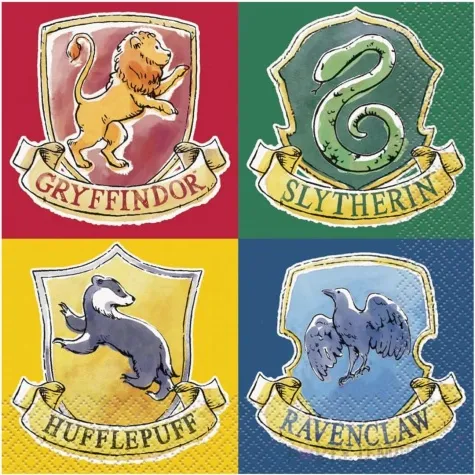 serwetki harry potter domy hogwartu unique 33 cm 16 szt