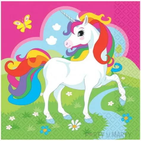 serwetki jednorozec amscan 33 cm 20 szt