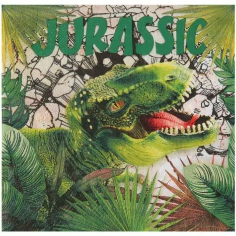 serwetki jurassic dinozaury santex 33 cm 20 szt