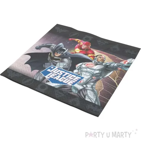 serwetki justice league party factory 33x33 cm 20 szt