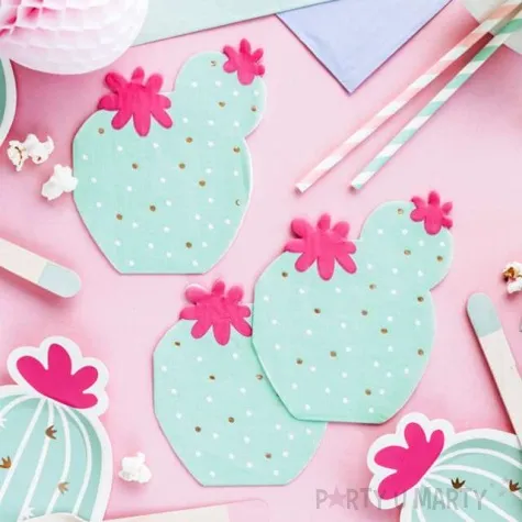 serwetki kaktus mietowe partydeco 27 cm 20 szt
