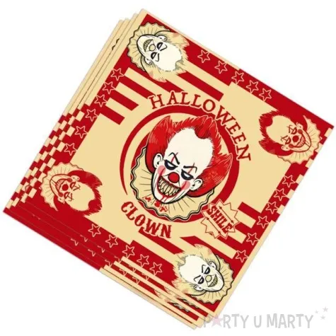 serwetki klaun joker guirca 33cm 20 szt