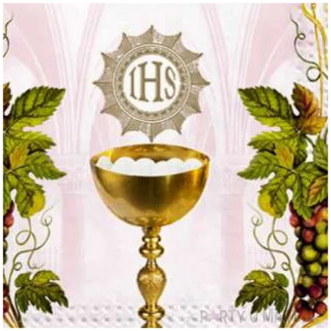 serwetki komunia kompozycja rozowa maki 33 cm 20 szt