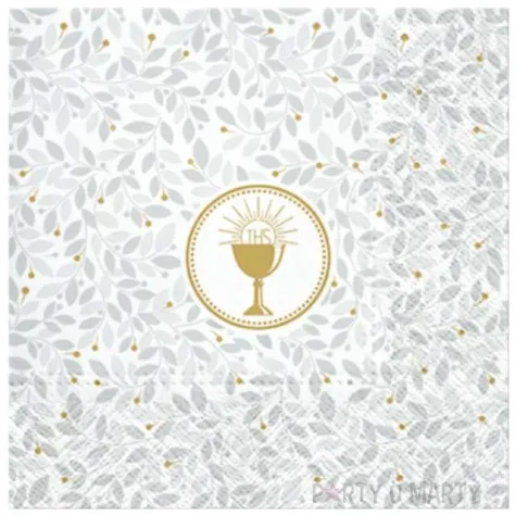 serwetki komunia subtelna paw 33 cm 20 szt