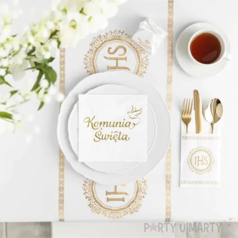 serwetki komunia swieta golabek partypal 33 cm 10 szt
