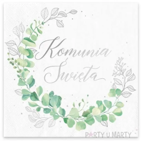 serwetki komunia swieta partypal 33 cm 10 szt