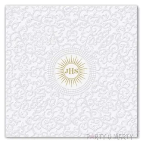 serwetki komunia zlota hostia paw 33 cm 20 szt