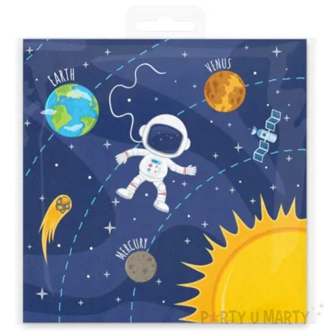 serwetki kosmos uklad planet partypal 33 cm 10 szt