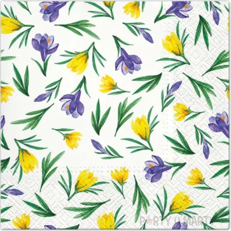 serwetki krokusy paw 33 cm 20 szt