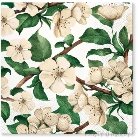 serwetki kwiat jabloni paw 33 cm 20 szt