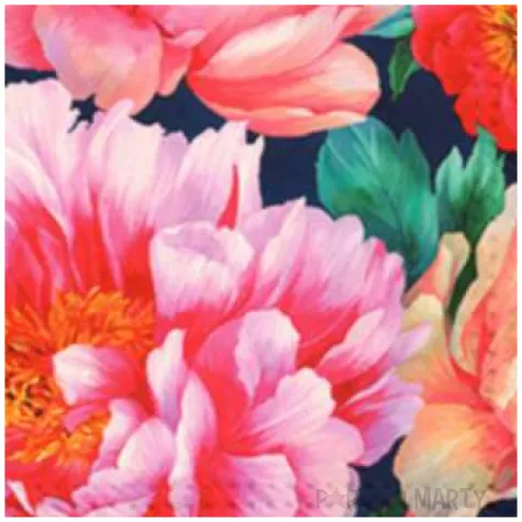 serwetki kwiat peoni paw 33 cm 20 szt