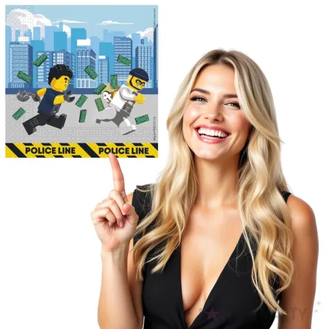 serwetki lego city procos 33 cm 20 szt