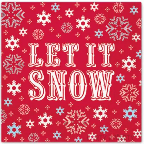 serwetki let it snow paw 33 cm 20 szt