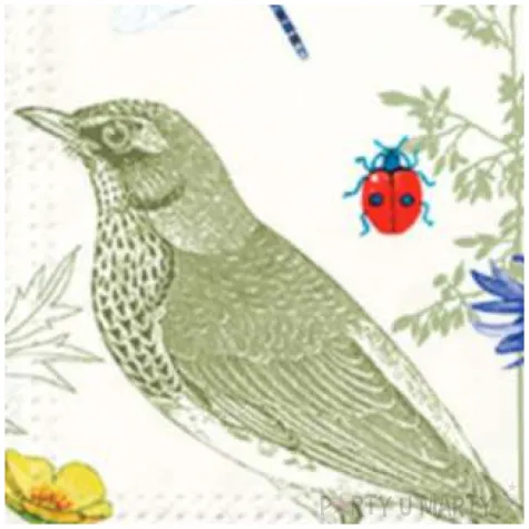 serwetki letni list paw 33 cm 20 szt