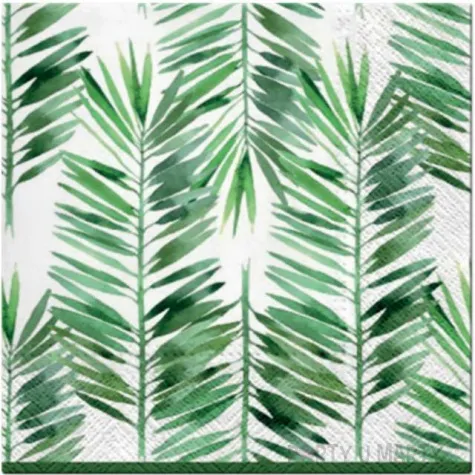 serwetki liscie palmowe paw 33 cm 20 szt