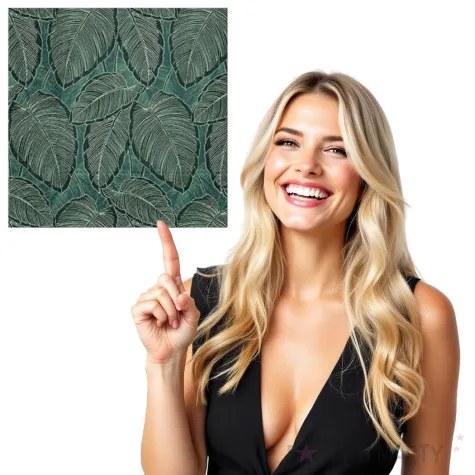 serwetki liscie z dzungli paw 33 cm 20 szt