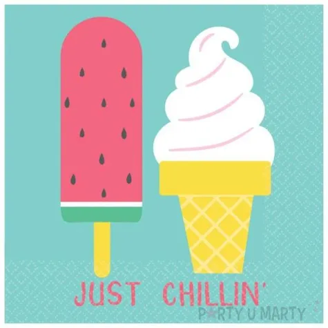 serwetki lody amscan 25 cm 16 szt