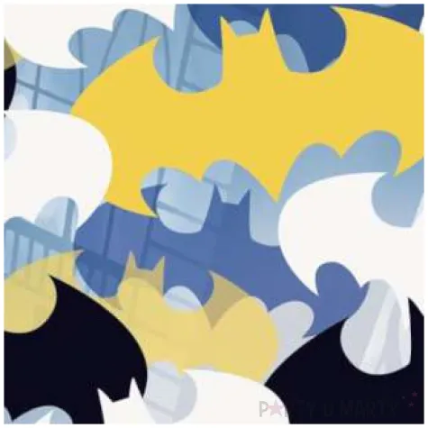 serwetki logo batman unique 33 cm 16 szt