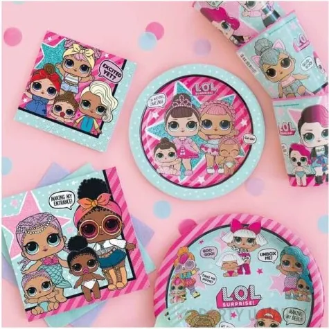 serwetki lol surprise unique 25 cm 16 szt