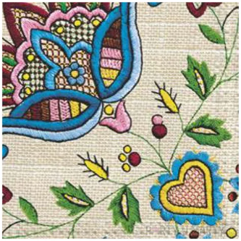 serwetki ludowe kaszubskie duze kwiaty maki 33 cm 20 szt