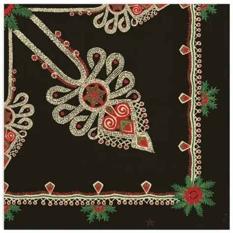 serwetki ludowe parzenica czarne maki 33 cm 20 szt