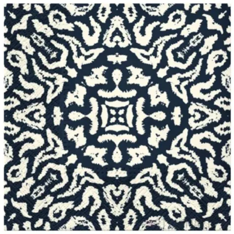 serwetki ludowy obraz paw 33 cm 20 szt