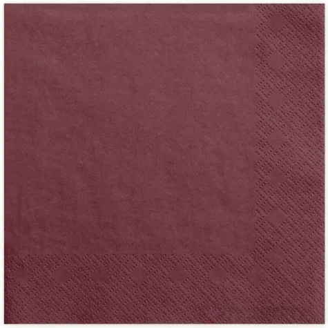 serwetki lunch classic bordowe 33 cm 20 szt