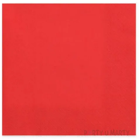 serwetki lunch classic czerwone partypal 33 cm 20 szt