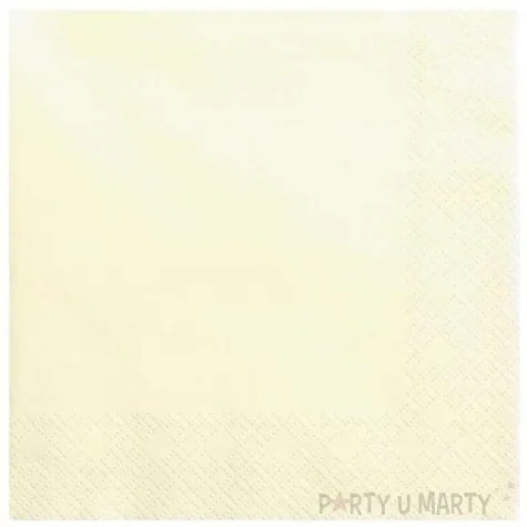 serwetki lunch classic kremowe jasne 33 cm 20 szt