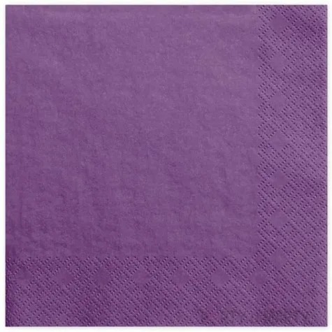 serwetki lunch classic purpurowe jasne 33 cm 20 szt