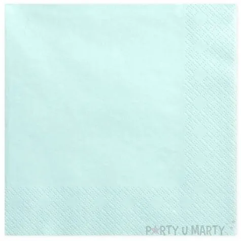 serwetki lunch classic turkusowe jasne 33 cm 20 szt