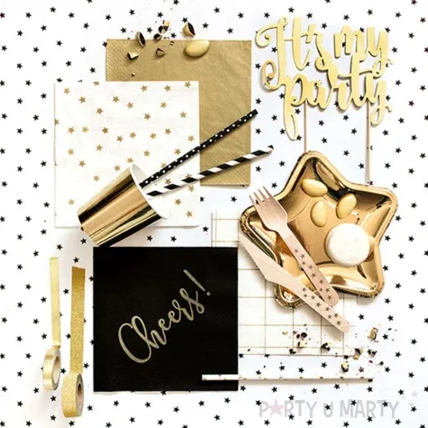 serwetki lunch classic zlote metalik 33 cm 20 szt