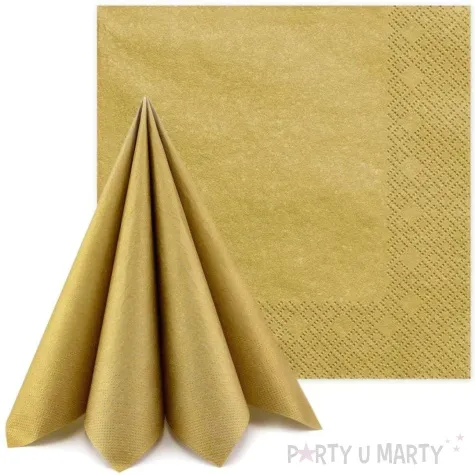 serwetki lunch classic zlote metalik 33 cm 20 szt