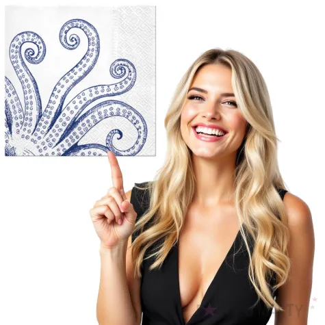 serwetki macki osmiornicy paw 33 cm 20 szt