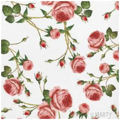 serwetki male rozyczki maki 33 cm 20 szt