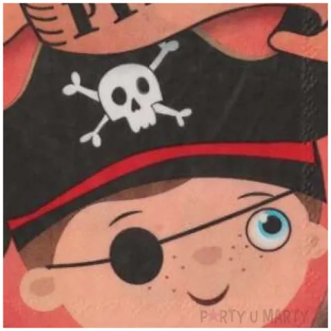 serwetki maly pirat santex 33 cm 20 szt