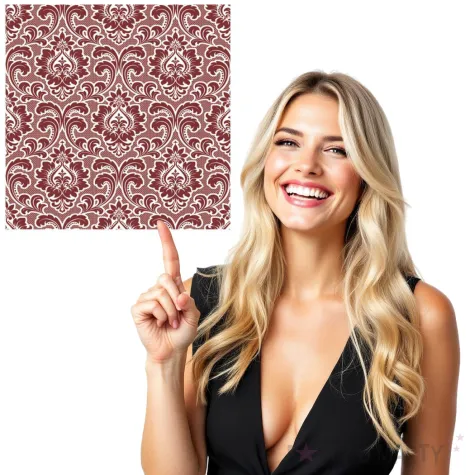 serwetki meandryczny wzor czerwone maki 33 cm 20 szt