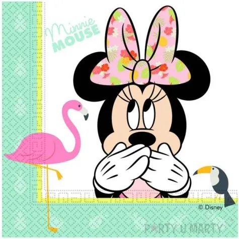 serwetki minnie tropical disney procos 33 cm 20 szt