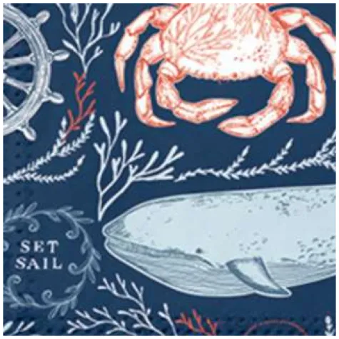 serwetki morski swiat paw 33 cm 20 szt