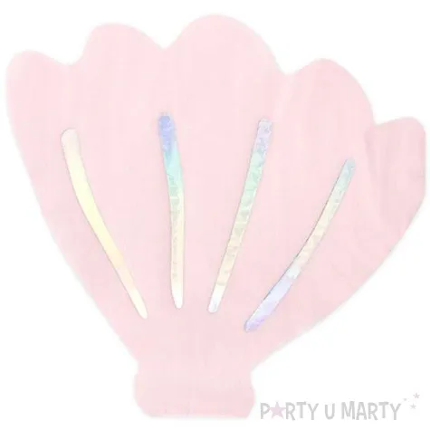 serwetki muszelka rozowe partydeco 26 cm 20 szt