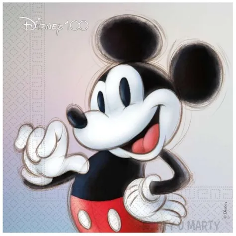 serwetki myszka mickey disney 100 procos 33 cm 20 szt