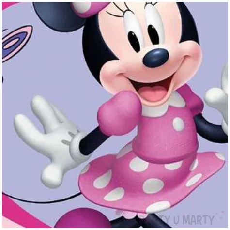 serwetki myszka minnie rozowe procos 33 cm 20 szt