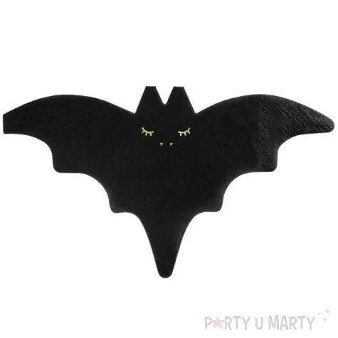 serwetki nietoperz czarne partydeco 32 cm 20 szt