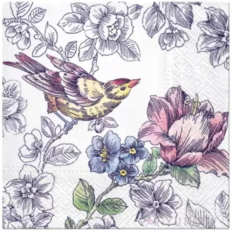 serwetki ogrod marzen paw 25 cm 20 szt