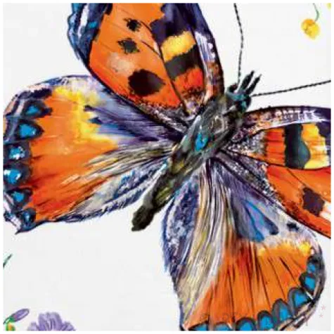 serwetki okazaly motyl maki 33 cm 20 szt